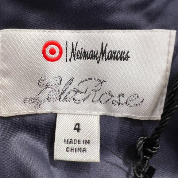 Lela Rose for Neiman Marcus x Target Cocktail Purple Floral Fit & Flare Dress 4 - Picture 8 of 11